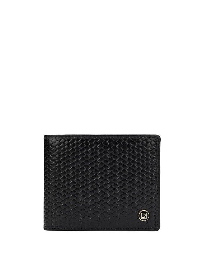 Da Milano RFID Protected Leather Wallet for Men with Card Slot - Black - Image 1